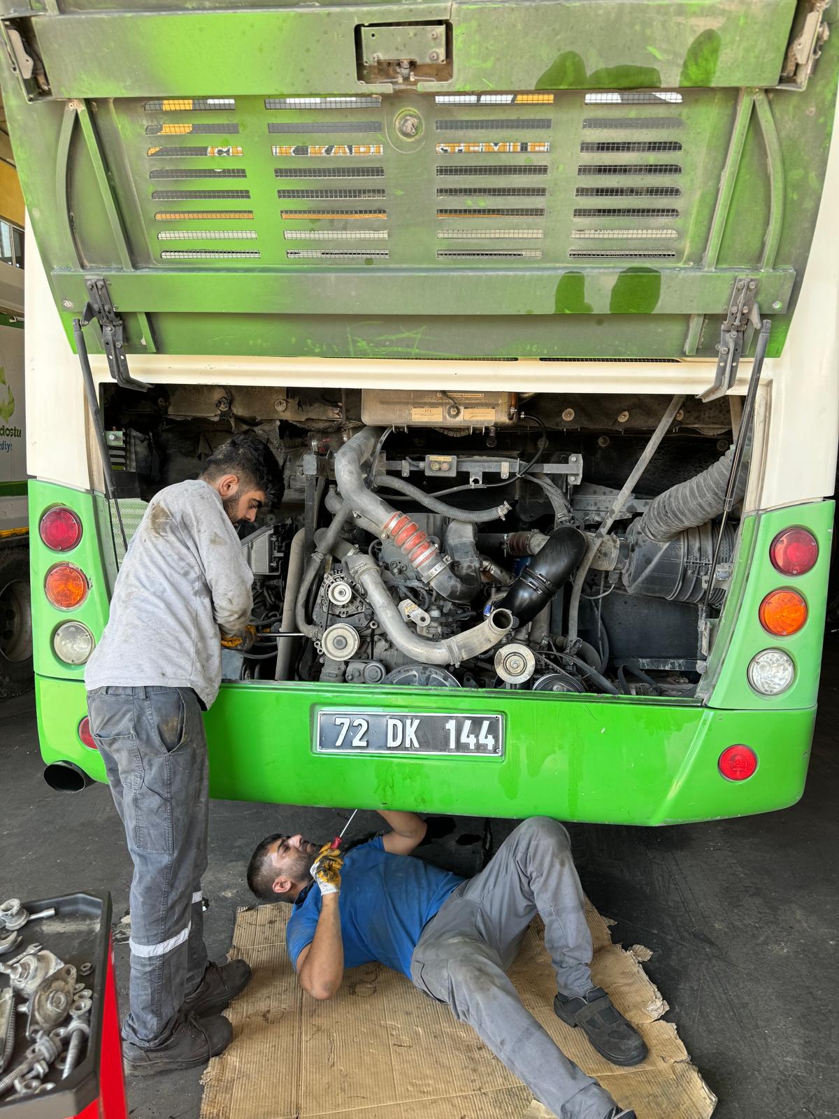 6 AYDA 3 BİN 146 ARAÇ BAKIM VE ONARIM GÖRDÜ