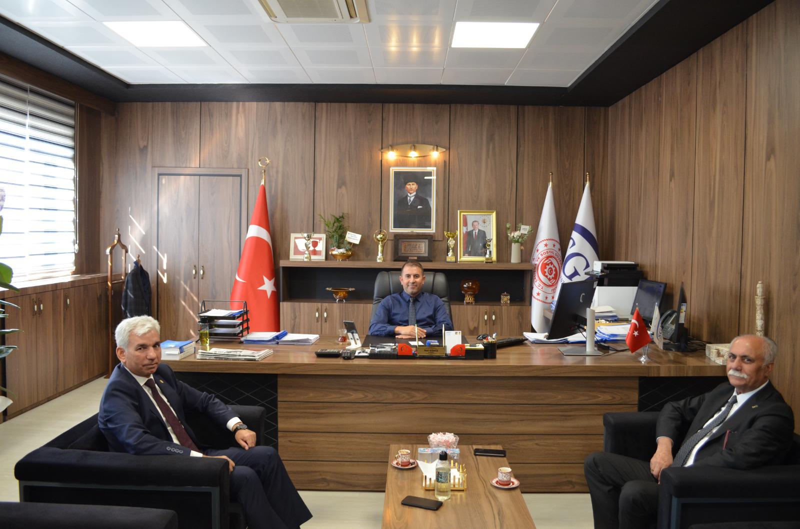 BAŞKAN KAPLAN’DAN GÜMÜŞ’E ZİYARET