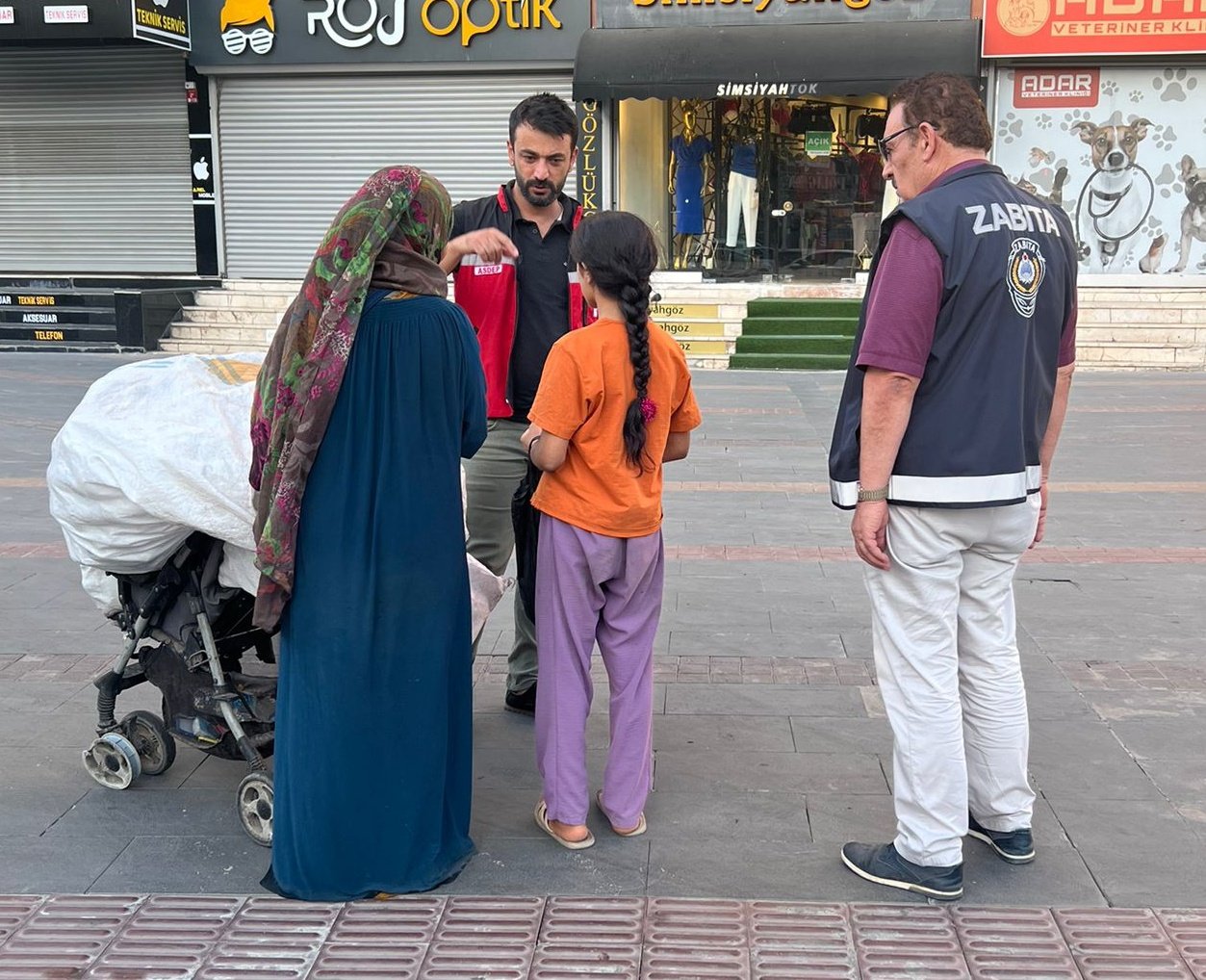 ÇALIŞAN VEYA DİLENEN VATANDAŞLARIN TALEPLERİ ALINDI