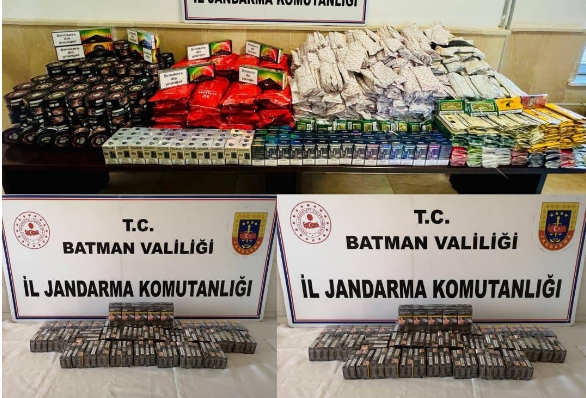 BİNLERCE PAKET KAÇAK ÜRÜN ELE GEÇİRİLDİ