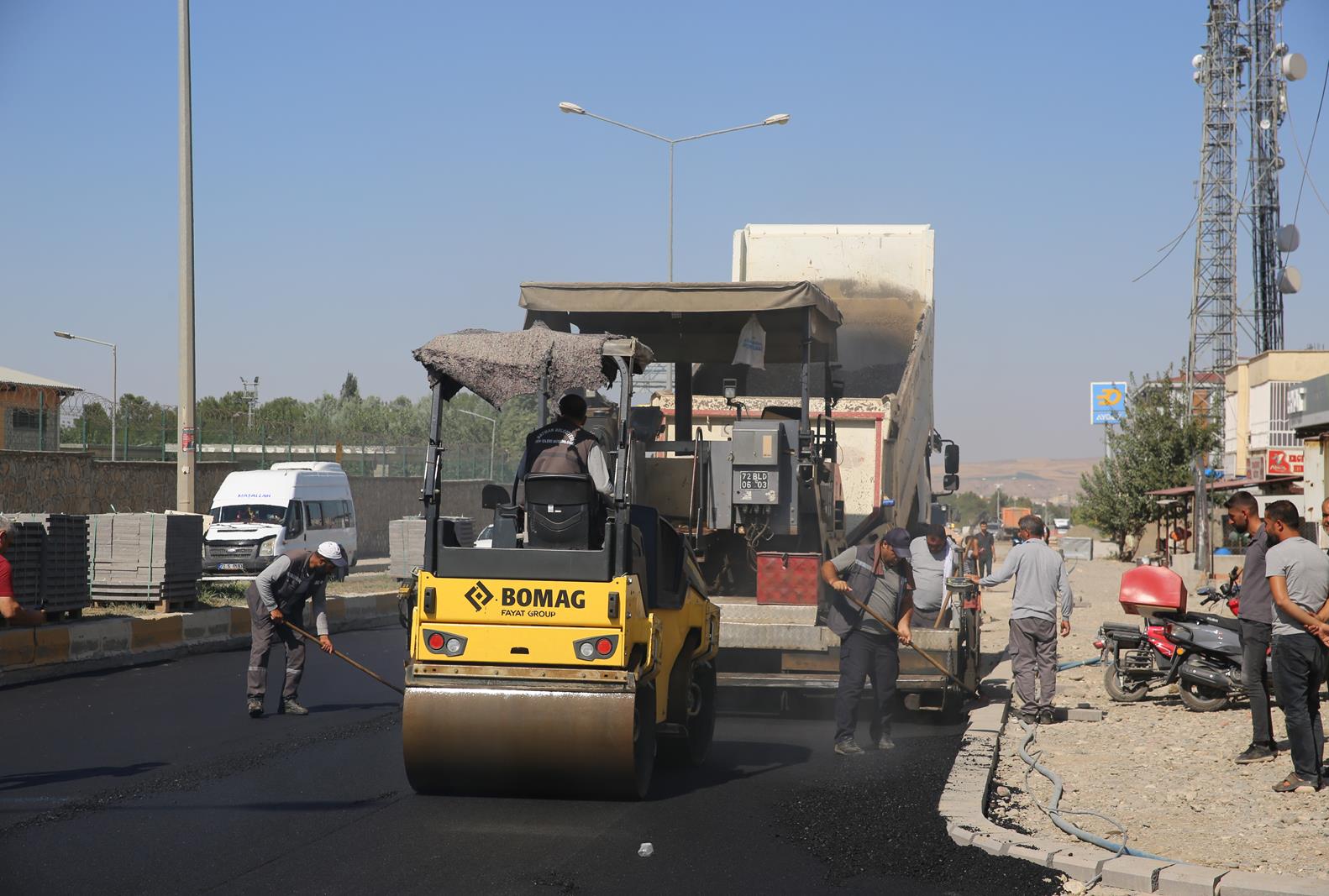 ÖZGÜRLÜK BULVARI’NDA SON ÇALIŞMALAR