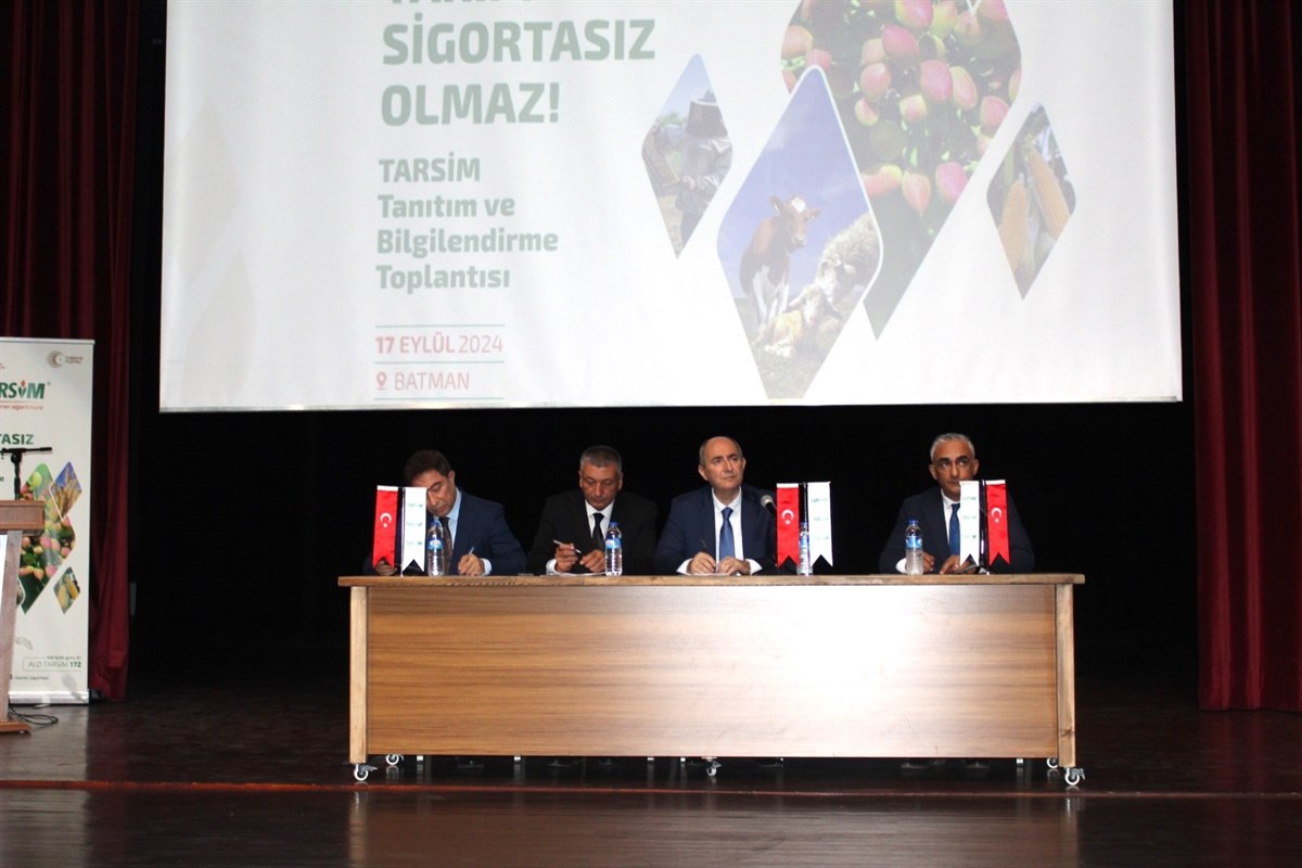 TARSİM BİLGİLENDİRME TOPLANTISI DÜZENLENDİ