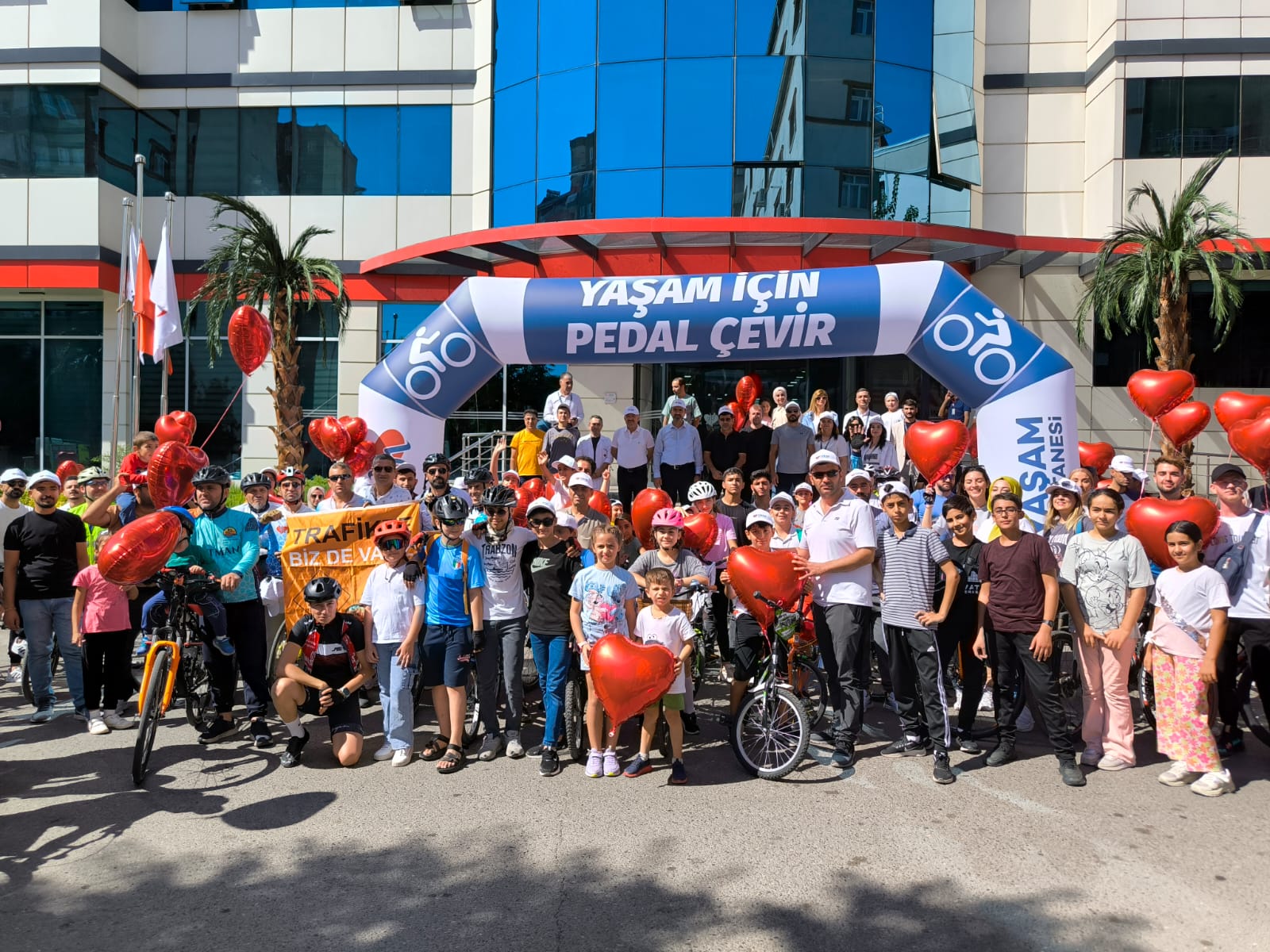 YAŞAM İÇİN PEDAL ÇEVİR ETKİNLİĞİNE BELEDİYEDEN DESTEK