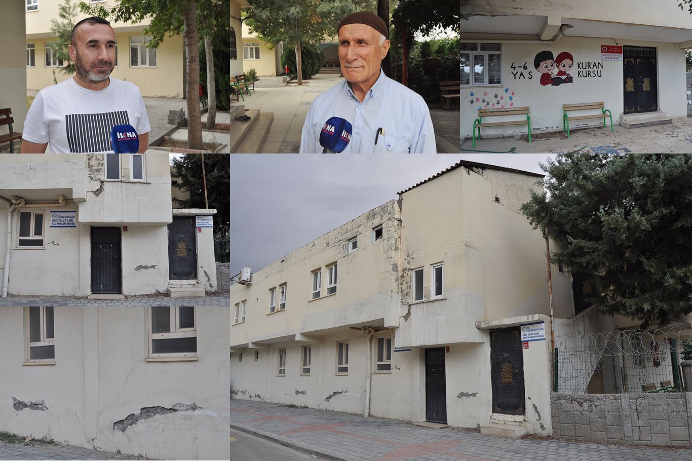 DEPREMDE KAPATILAN KUR’AN KURSUNUN İBADETE AÇILMASI BEKLENİYOR