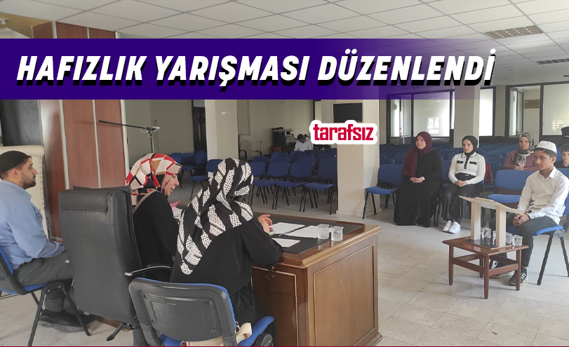 HAFIZLIK YARIŞMASI DÜZENLENDİ