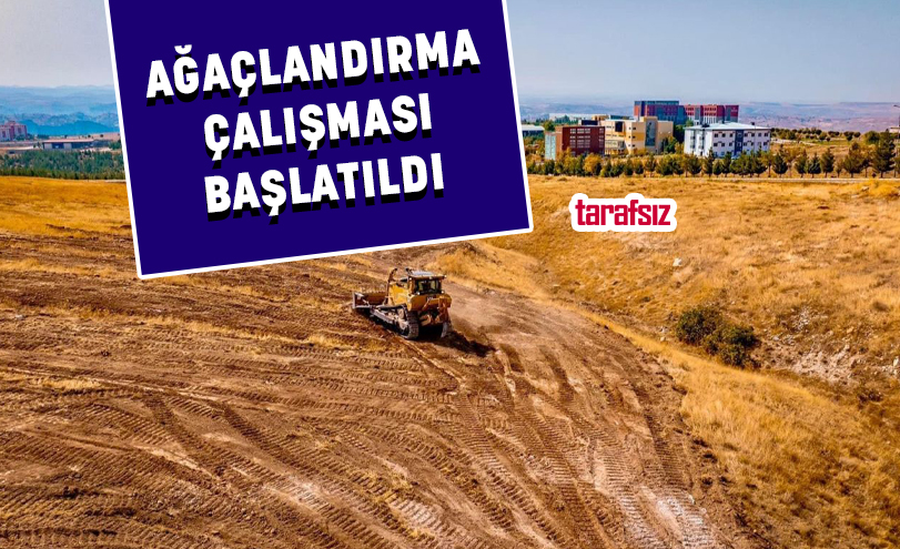 AĞAÇLANDIRMA ÇALIŞMASI BAŞLATILDI