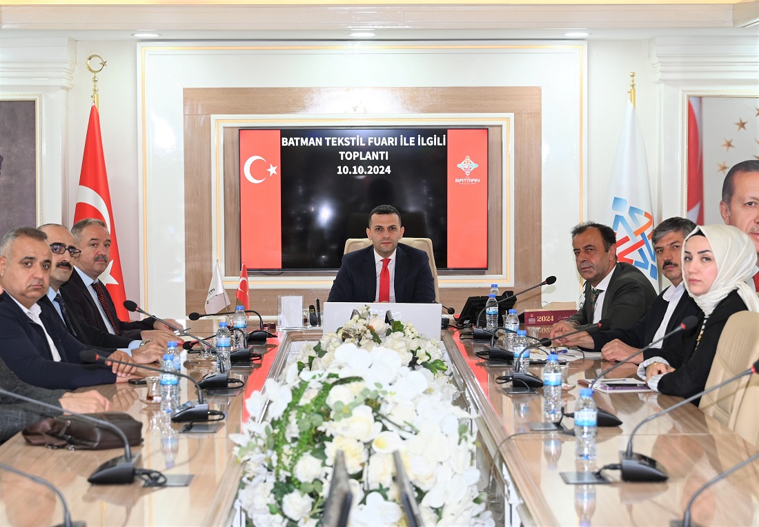 TEKSTİL FUARI HAZIRLIKLARI DEĞERLENDİRİLDİ
