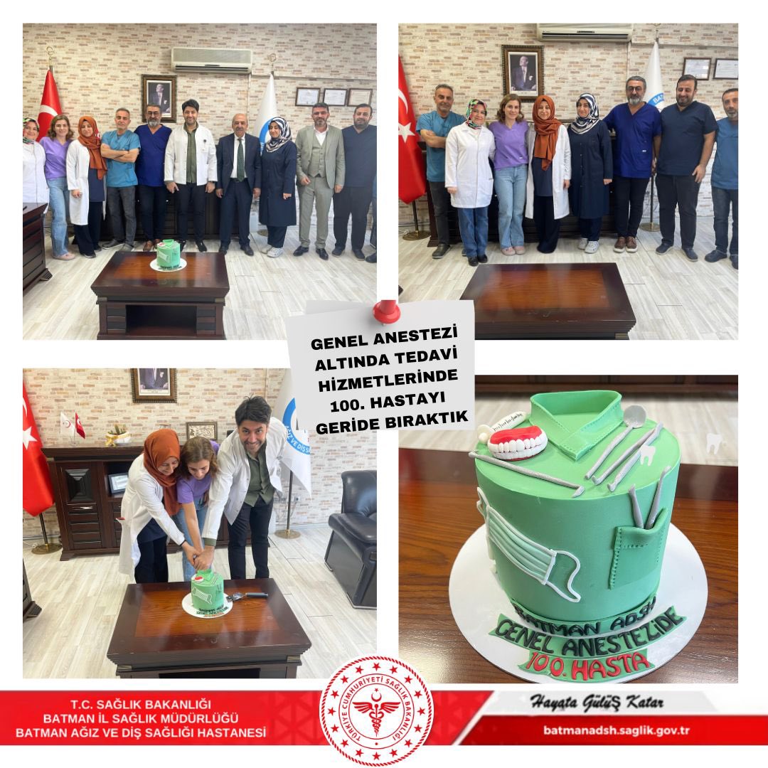 AĞIZ VE DİŞ SAĞLIĞI HASTANESİ 100. HASTASINI TEDAVİ ETTİ