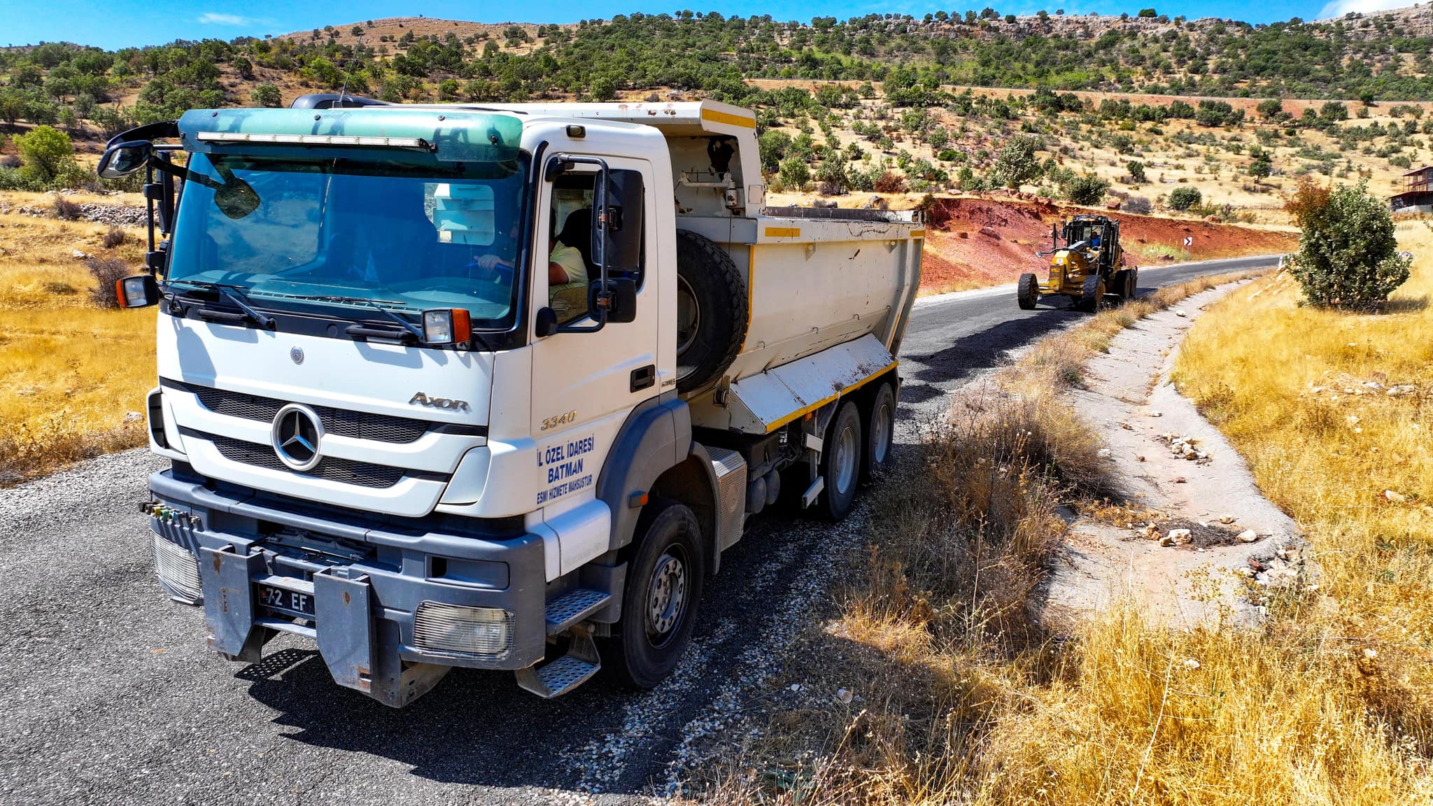 BECİRMAN YOLUNDA ASFALT YAMA ÇALIŞMALARI TAMAMLANDI