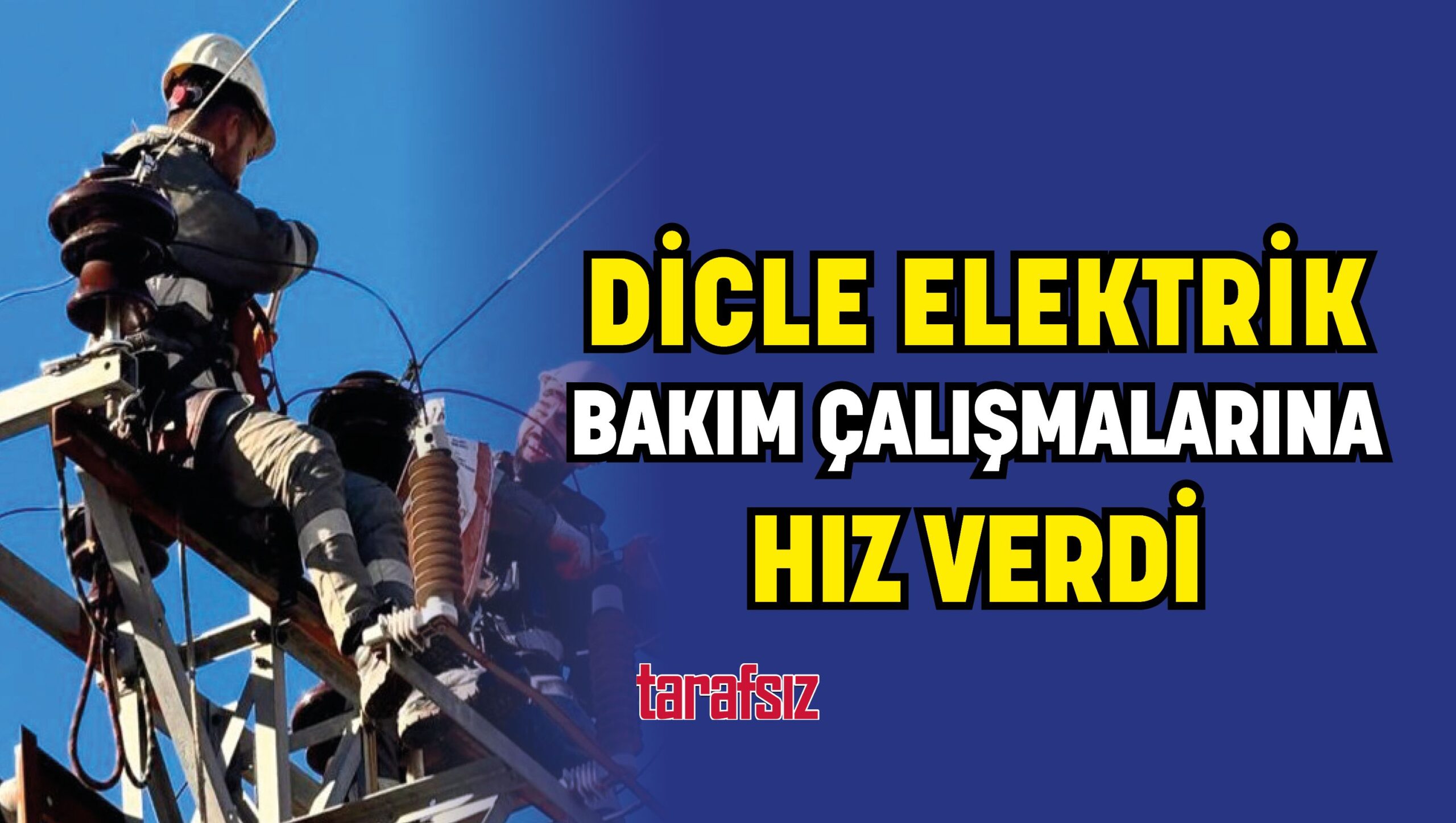 DİCLE ELEKTRİK BAKIM ÇALIŞMALARINA HIZ VERDİ
