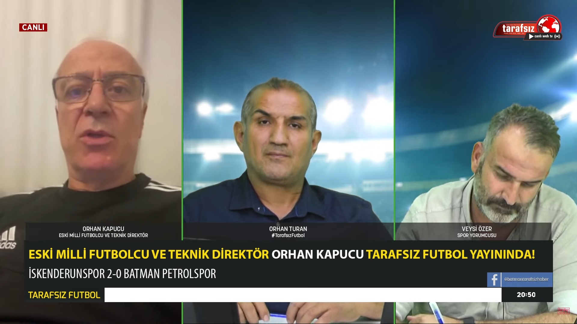 Tarafsız Futbol | Orhan TURAN, Veysi ÖZER, Cemal KAYA, Orhan KAPUCU, Hakan BOLAT