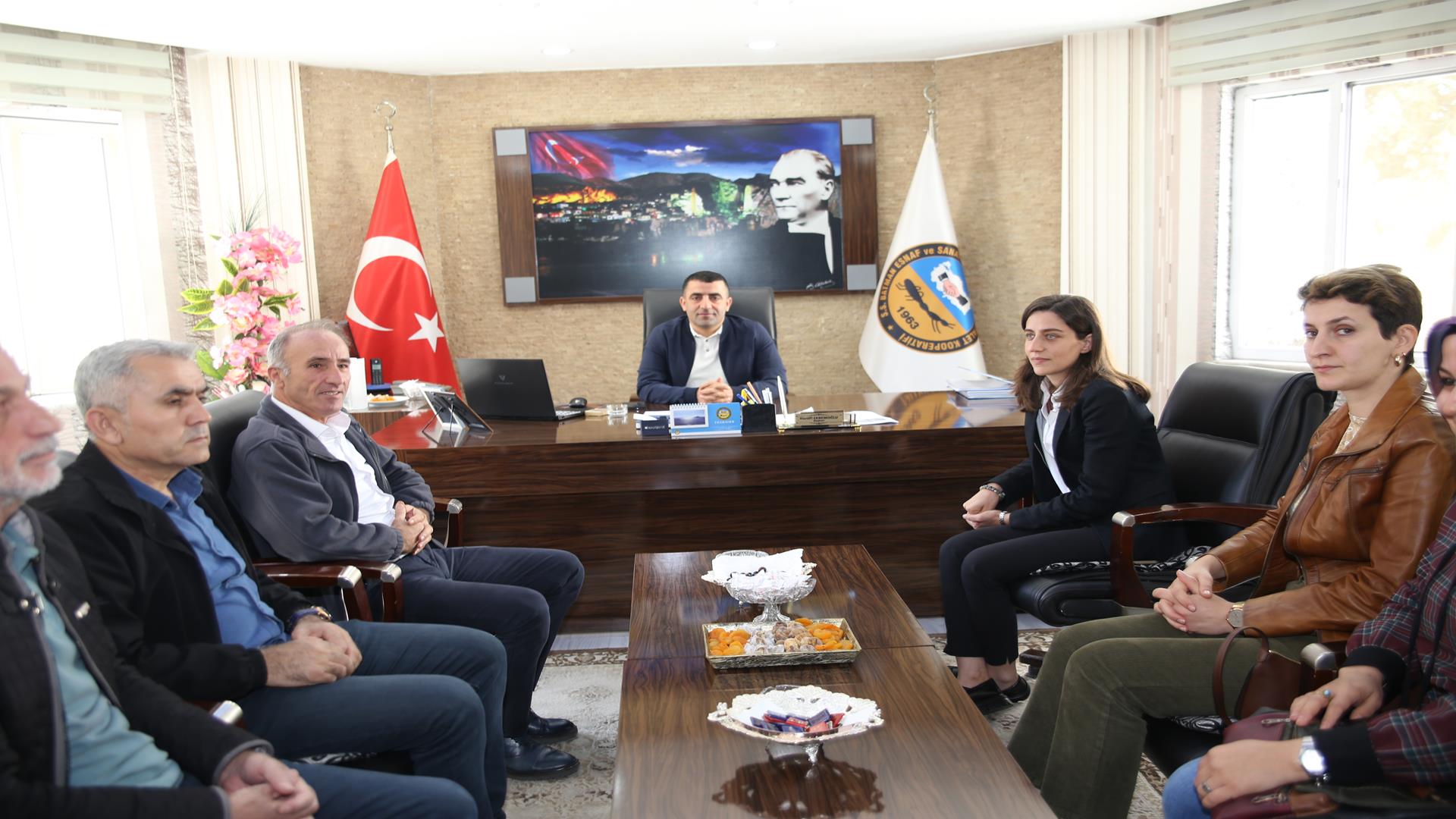 EŞBAŞKANLAR ESNAF KREDİ KOOPERATİFİ’Nİ ZİYARET ETTİ