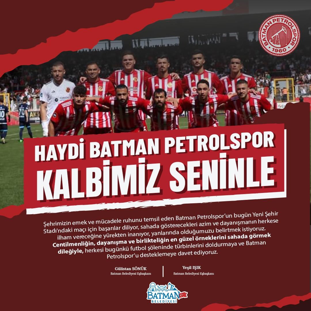 EŞBAŞKANLARDAN PETROLSPOR’A DESTEK MESAJI