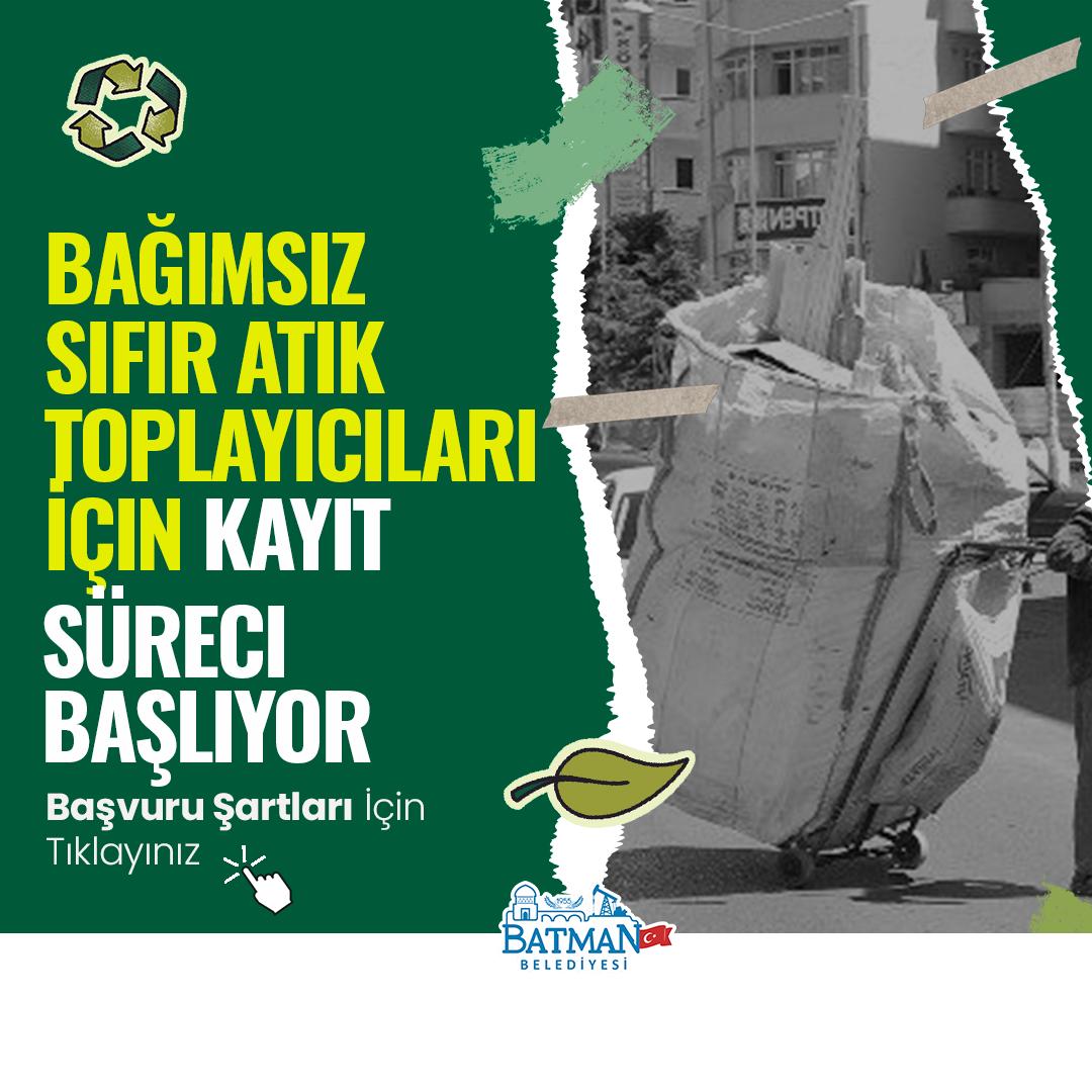 SIFIR ATIK İÇİN YENİ ADIM: BAĞIMSIZ TOPLAYICILARA KAYIT SÜRECİ BAŞLIYOR!