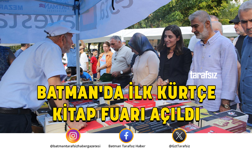 BATMAN’DA İLK KÜRTÇE KİTAP FUARI AÇILDI