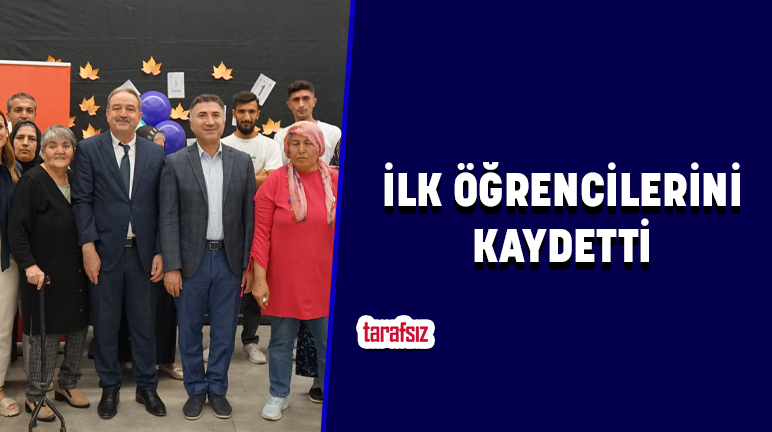 İLK ÖĞRENCİLERİNİ KAYDETTİ