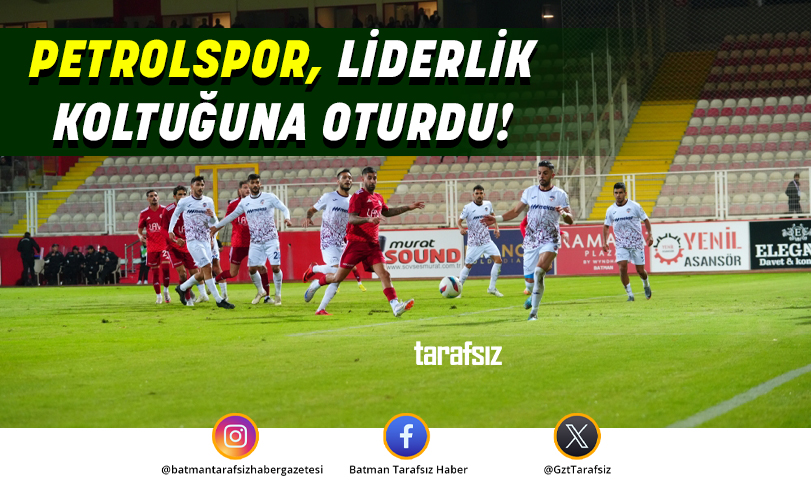 MERT ÇAPAR’IN GOLÜYLE PETROLSPOR LİDERLİK KOLTUĞUNA OTURDU