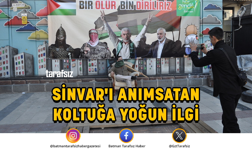 SİNVAR’I ANIMSATAN KOLTUĞA YOĞUN İLGİ