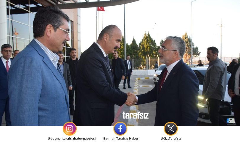 BAKAN IŞIKHAN, BATMAN’DAN ANKARA’YA UĞURLANDI