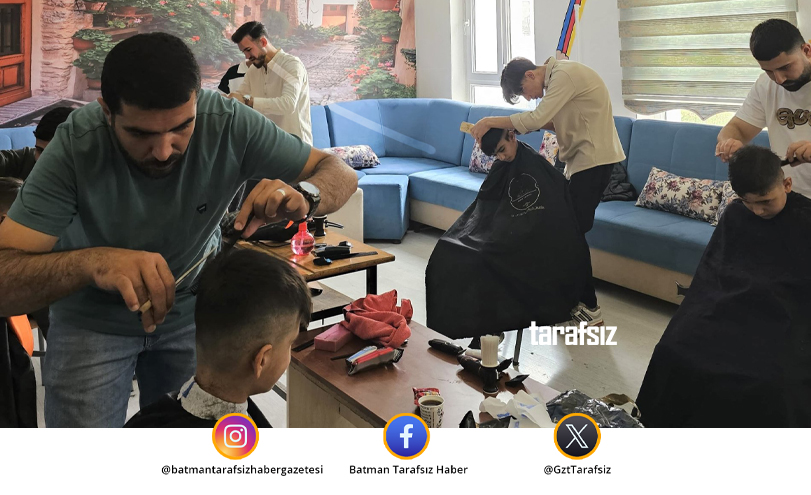 100 ÖĞRENCİYE ÜCRETSİZ SAÇ KESİMİ