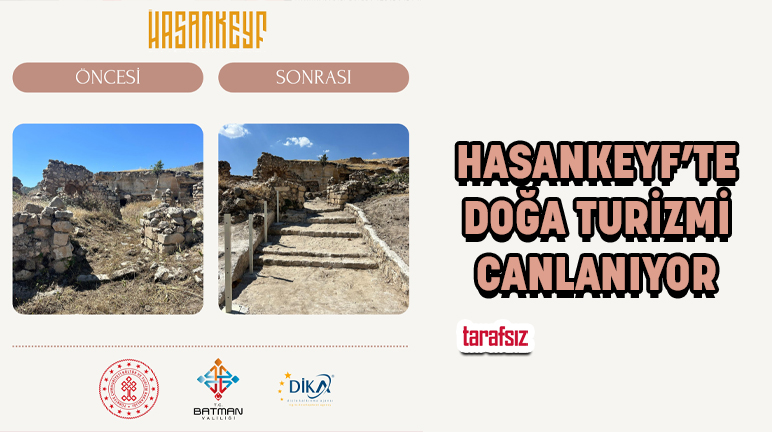 HASANKEYF’TE DOĞA TURİZMİ CANLANIYOR