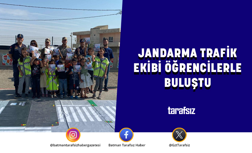 JANDARMA TRAFİK EKİBİ ÖĞRENCİLERLE BULUŞTU