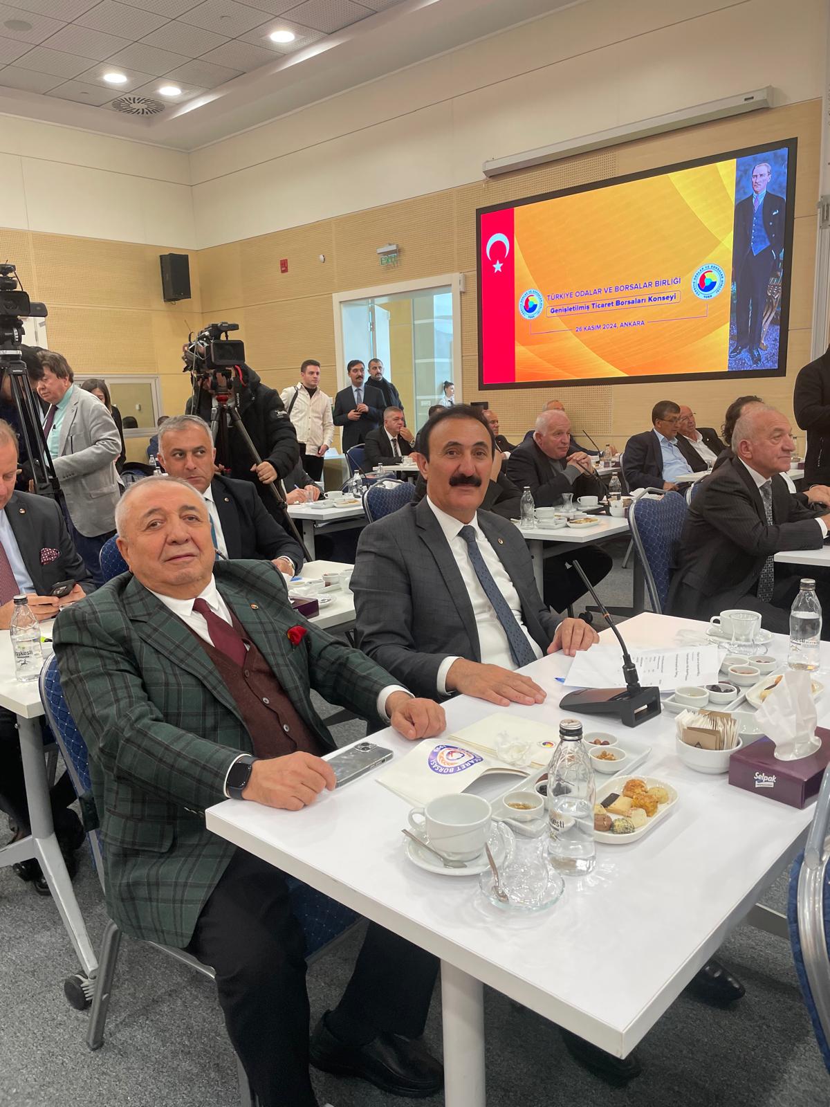 Başkan Güneş, ticaret borsaları toplantısına katıldı