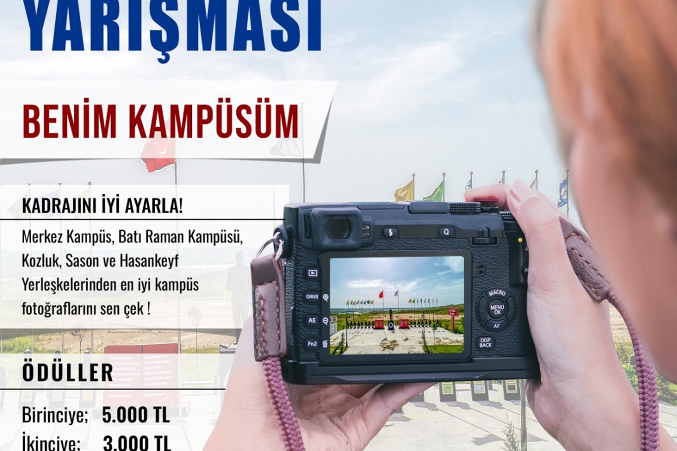 BATMAN ÜNİVERSİTESİ’NDEN “BENİM KAMPÜSÜM” TEMALI FOTOĞRAF YARIŞMASI