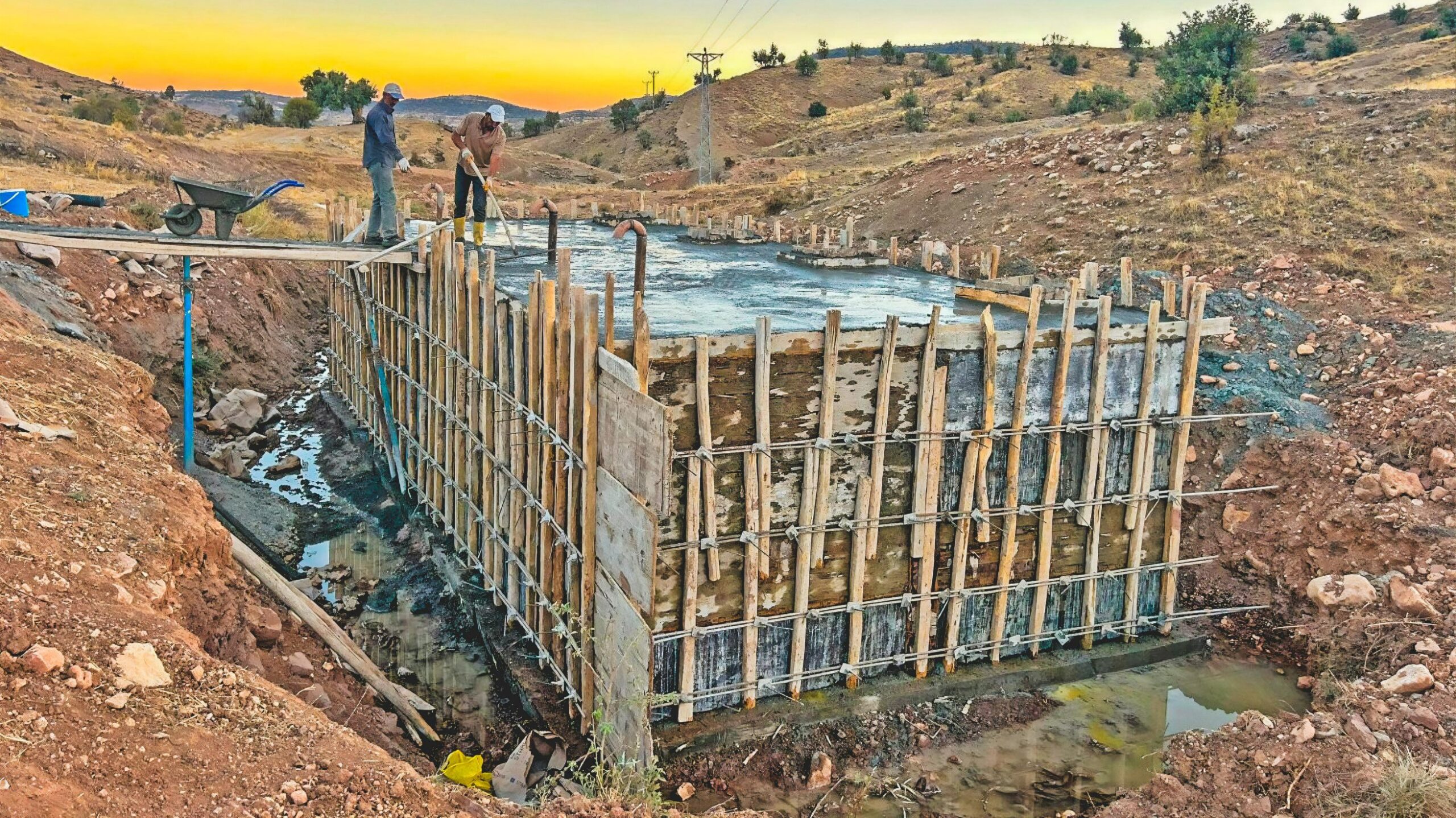 Becirman Köyüne yeni kanalizasyon sistemi