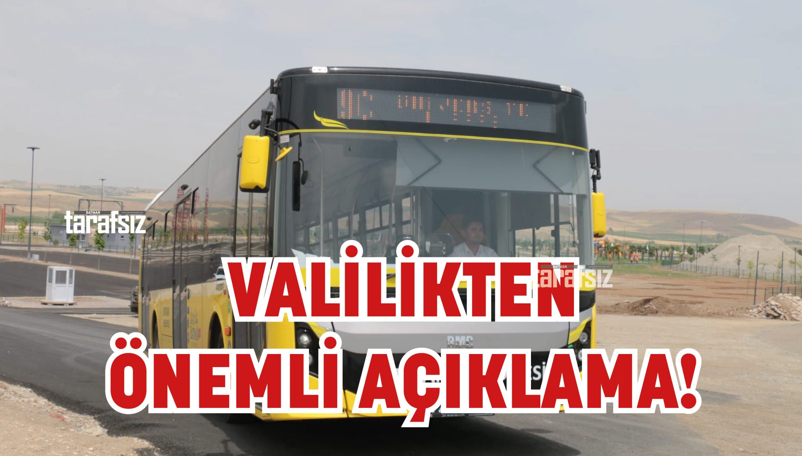 VALİLİKTEN ÖNEMLİ AÇIKLAMA!