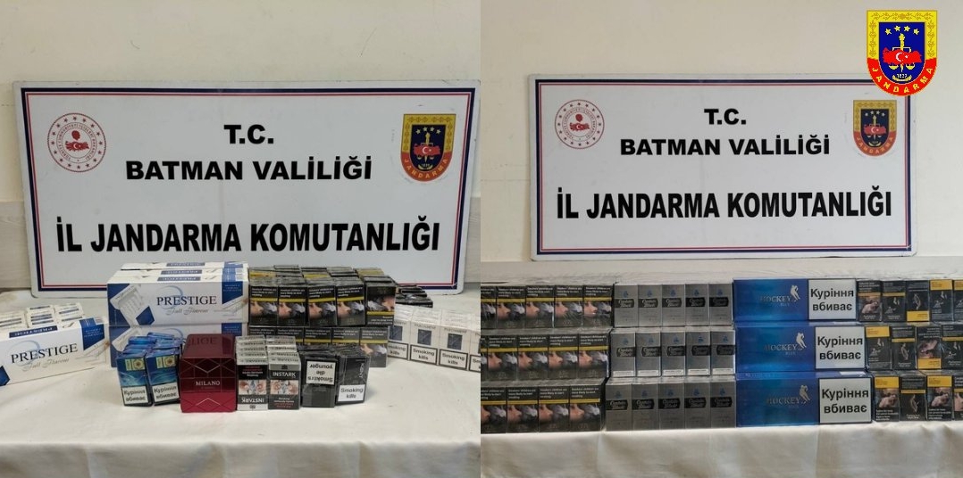 3 BİN 42 KAÇAK SİGARA HASANKEYF’TE ELE GEÇİRİLDİ