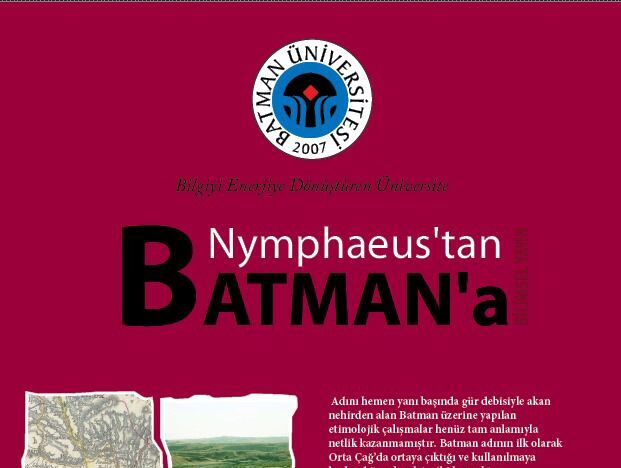 “Nymphaeus’tan Batman’a” Kitabı yayınlandı