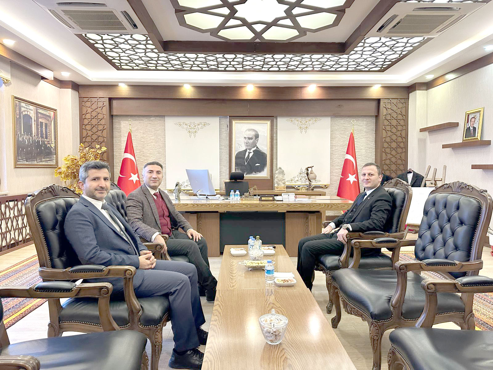 Rektör Demir’den Kaymakam Güngör’e ziyaret