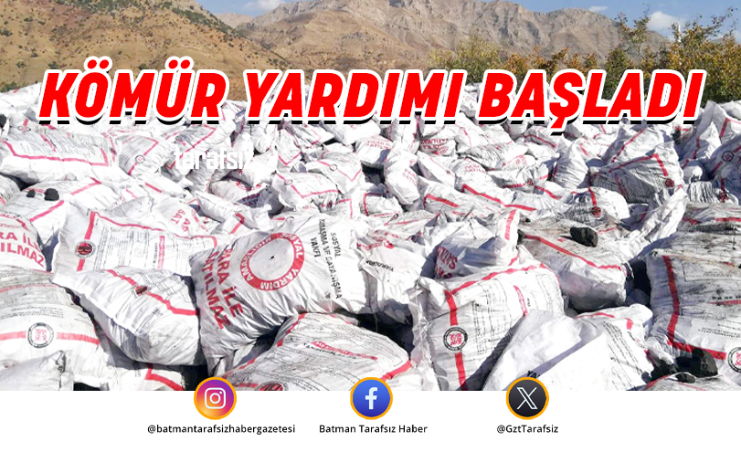 KÖMÜR YARDIMI BAŞLADI