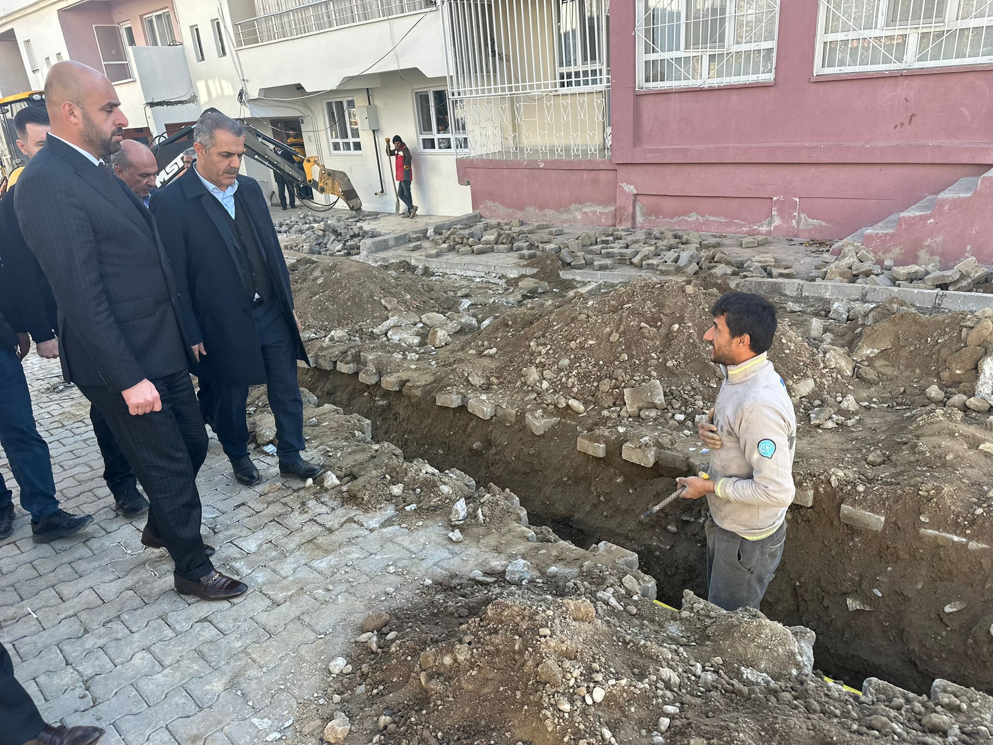 Başkan Şansi, Beşiri’de Doğalgaz Çalışmalarını İnceledi