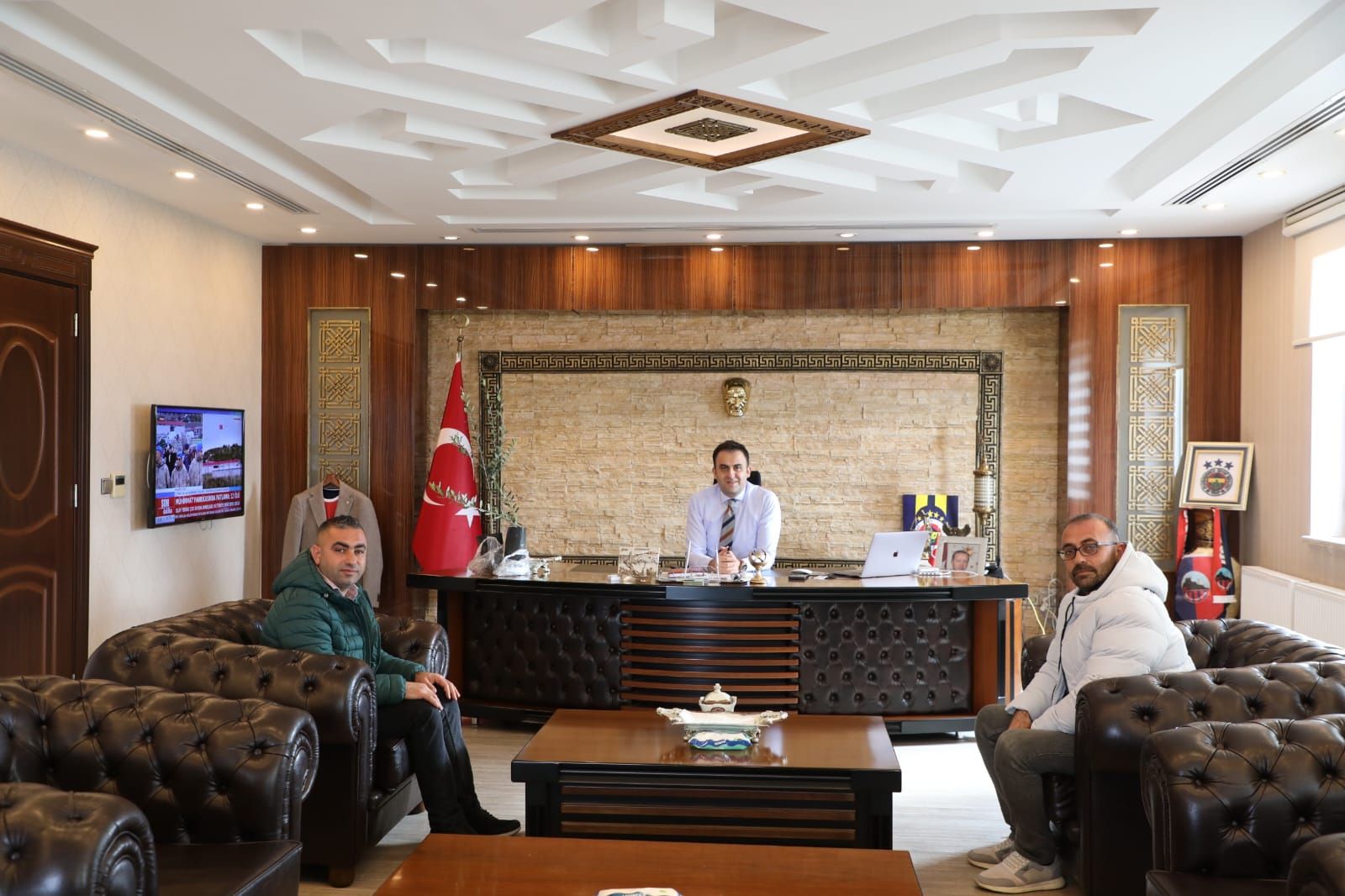 Kaymakam İmrak, Derik Fidancılık Yetkililerini Kabul Etti