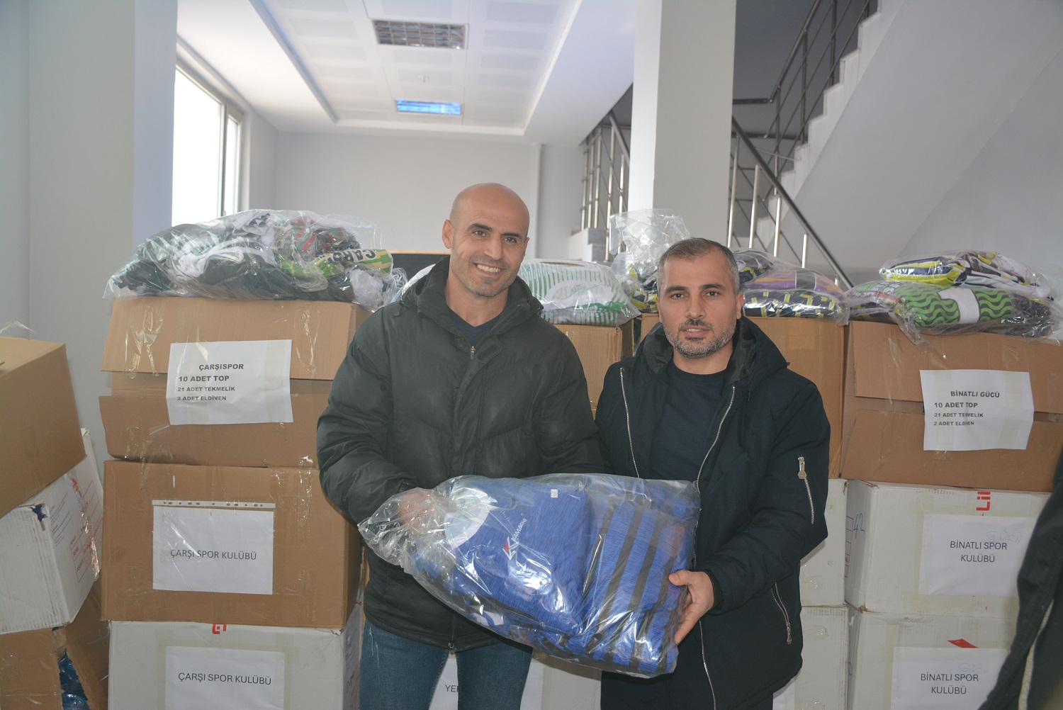 SPOR KULÜPLERİNE MALZEME DESTEĞİ