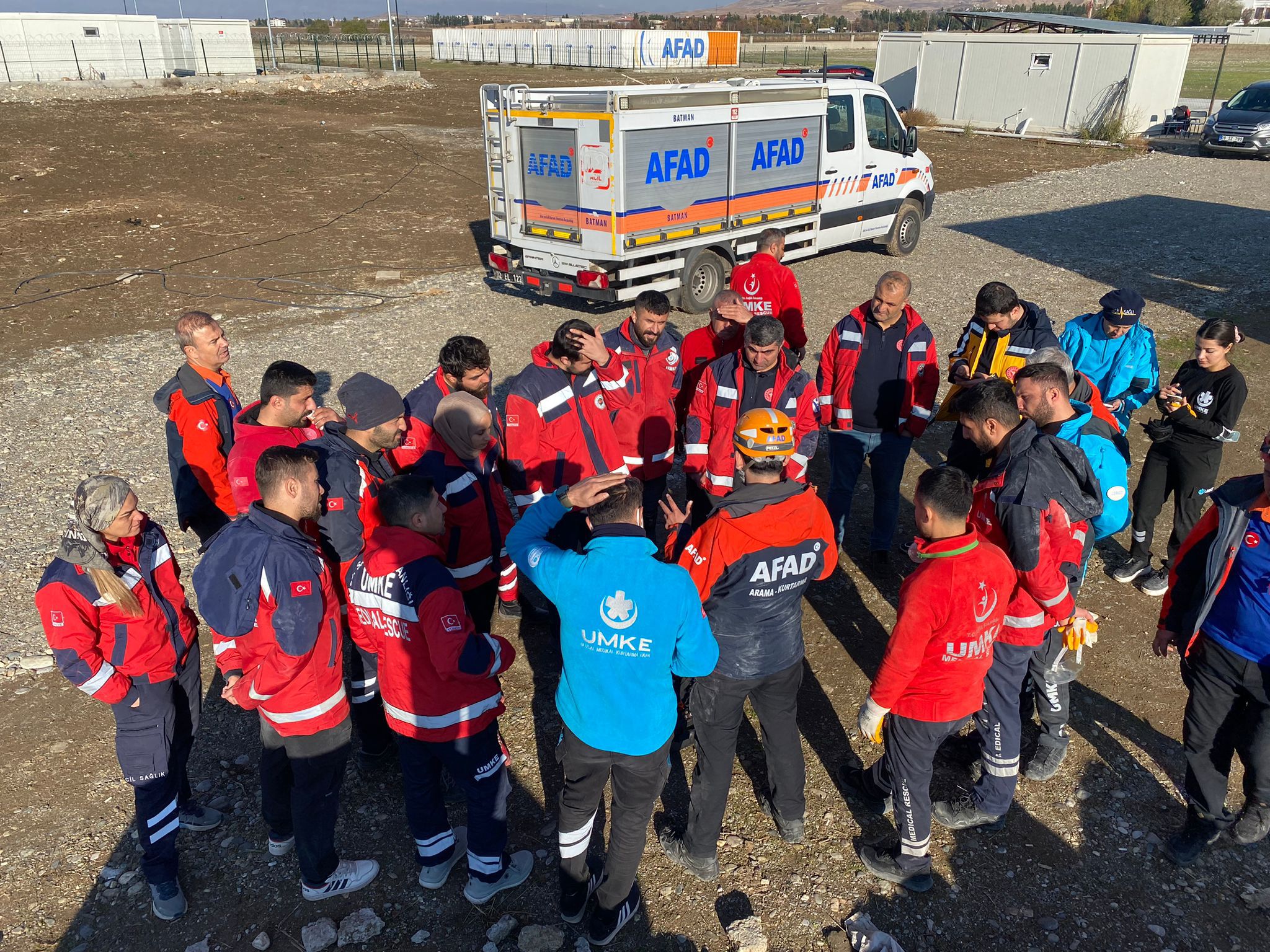 UMKE Ekibine Deprem Arama-Kurtarma Eğitimi Veriliyor