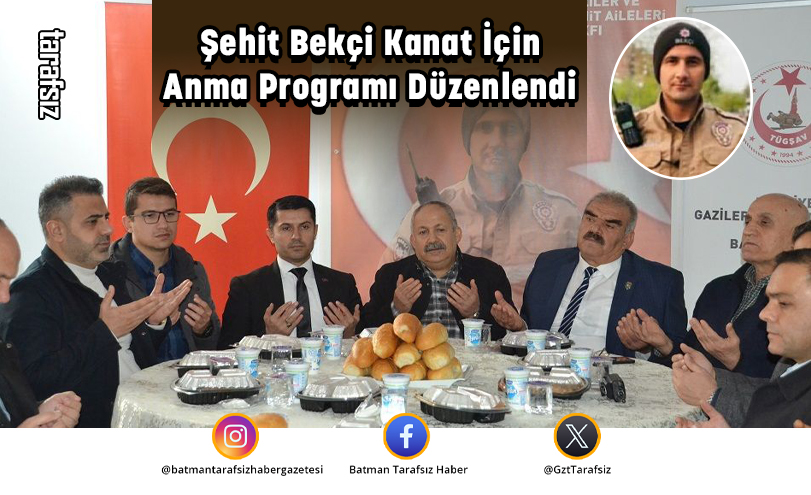 Şehit Bekçi Kanat İçin Anma Programı Düzenlendi