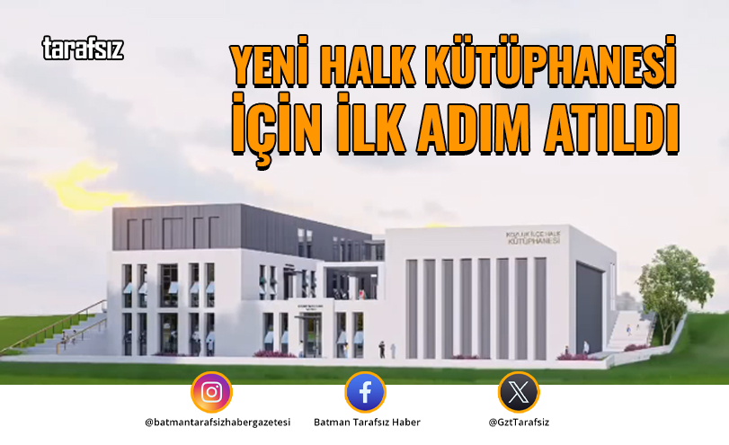 Kozluk’ta Yeni Halk Kütüphanesi İçin İlk Adım Atıldı