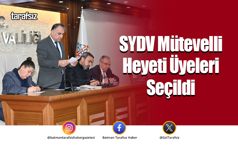 SYDV Mütevelli Heyeti Üyeleri Seçildi
