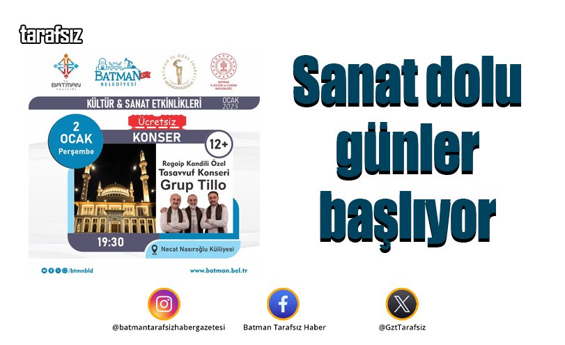 Sanat dolu günler başlıyor