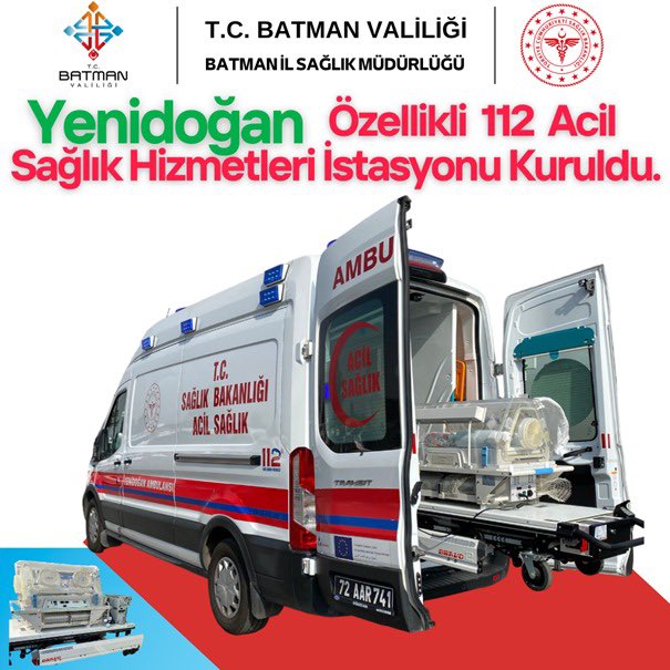 112 Acil Hizmetleri Yenidoğan Ambulanslarıyla Güçlendirildi