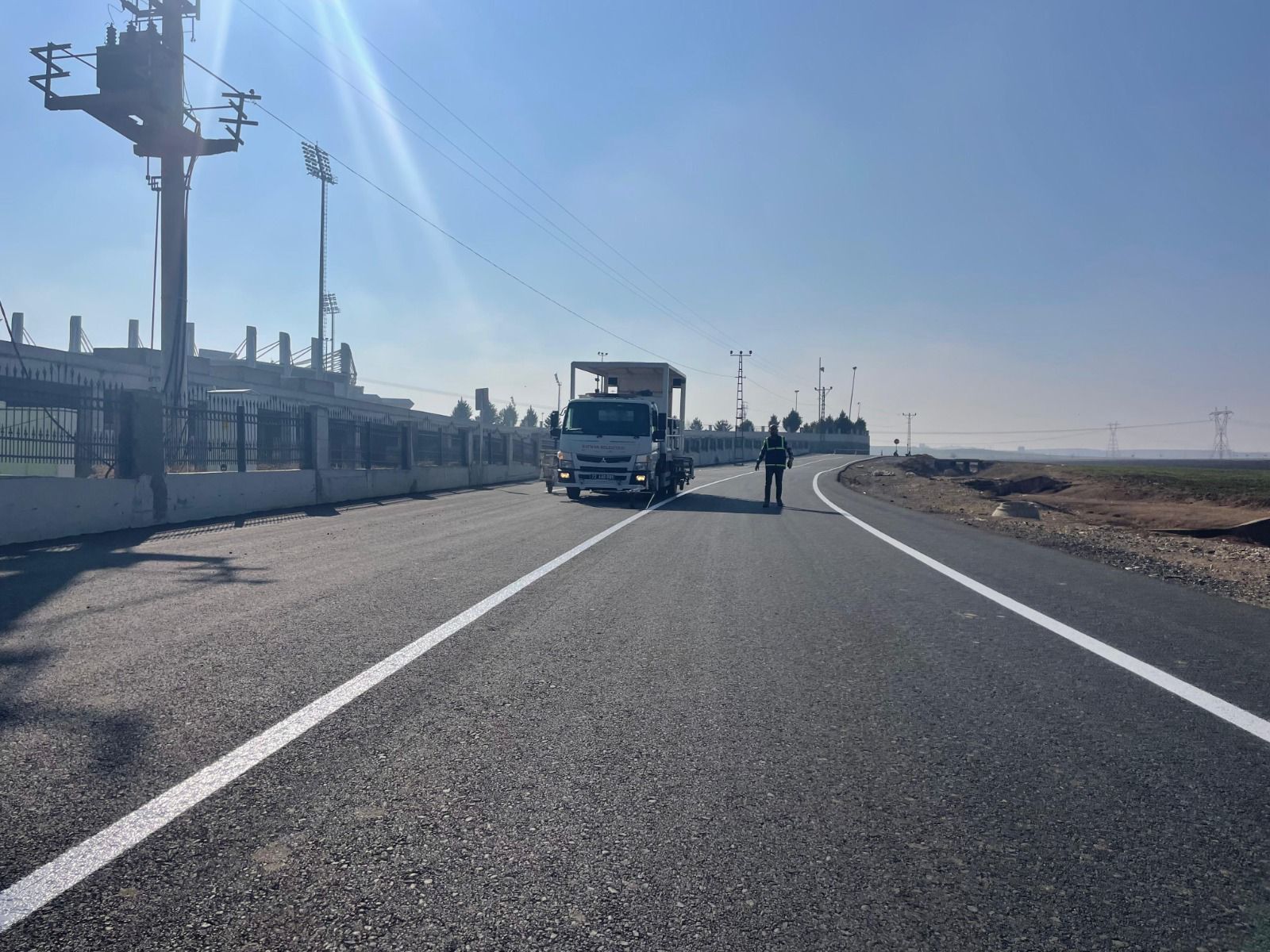 Stad Yolunun Asfaltı Tamamlandı