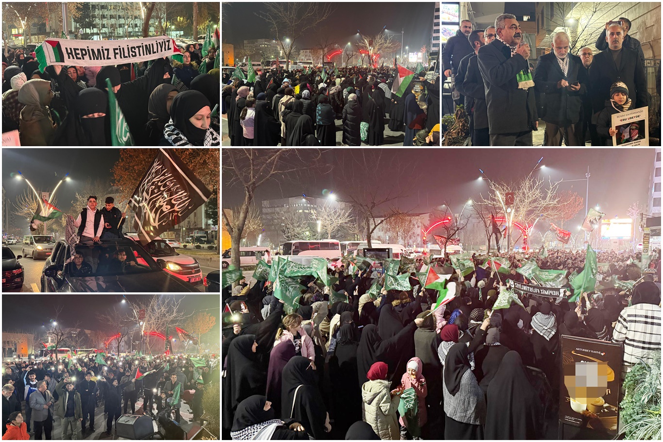 Gazze Direnişinin Zaferini Coşkuyla Kutladılar