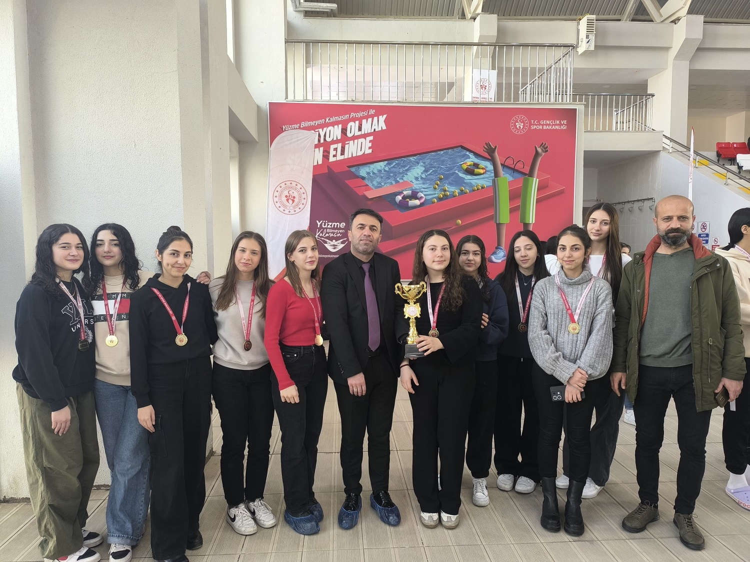 Batman’da Tarihinde İlk ‘Su Topu’ Şampiyonası Yapıldı