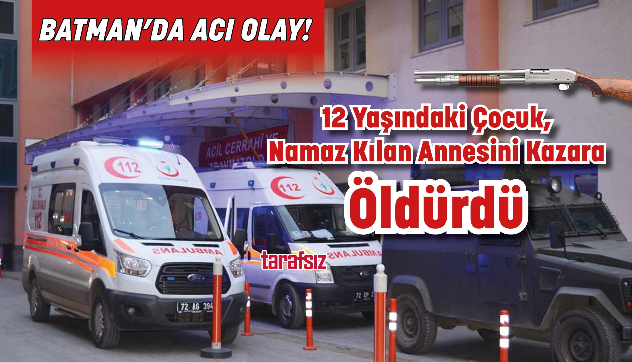 12 Yaşındaki Çocuk, Namaz Kılan Annesini Kazara Öldürdü