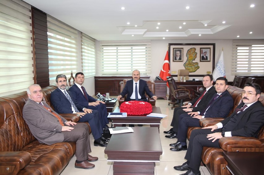 İller Bankası Heyetinden Vali Canalp’e ziyaret