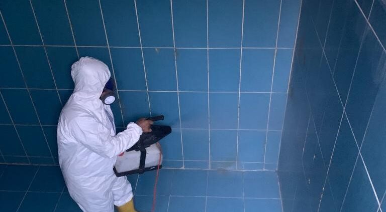 Kırsal Bölgedeki Su Depoları Temizleniyor