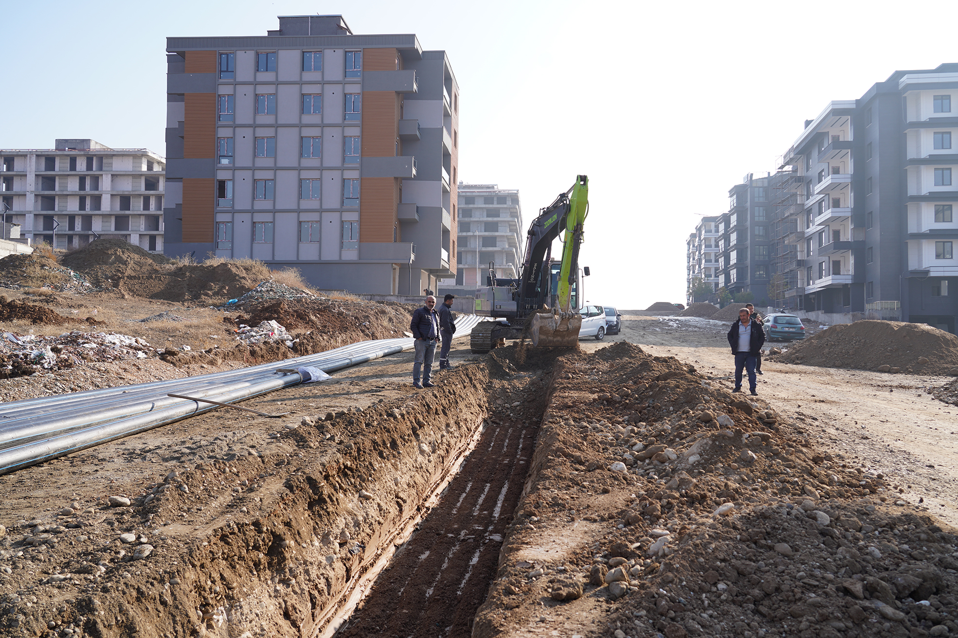 Tilmerç Mahallesi’nde Altyapı Çalışmaları Devam Ediyor
